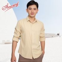 Sự kết hợp hoàn hảo giữa form slim fit Hàn Quốc và màu sắc trên sơ mi Amazing