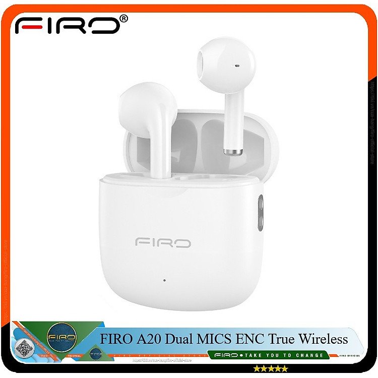 Tai Nghe FIRO A20 Bluetooth 5.3 Nhét Tai Không Dây Chính Hãng Giảm Tiếng Ồn