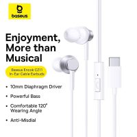 Tai nghe Type C Baseus Encok CZ11 chính hãng kết nối ổn định cho iPhone 15 iPad và Laptop