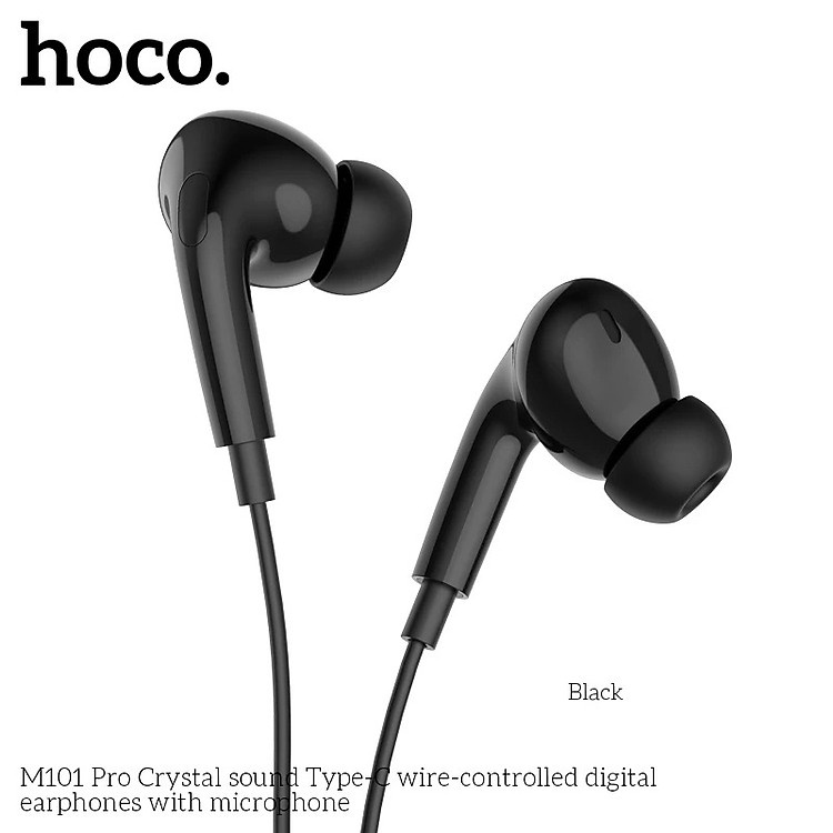 Tai nghe Type C Hoco M101 Pro có mic kèm nút tăng giảm âm lượng chính hãng giá tốt