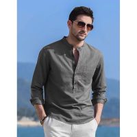 Tận hưởng sự thoải mái tuyệt đối với áo sơ mi linen nam cao cấp chuẩn phong cách