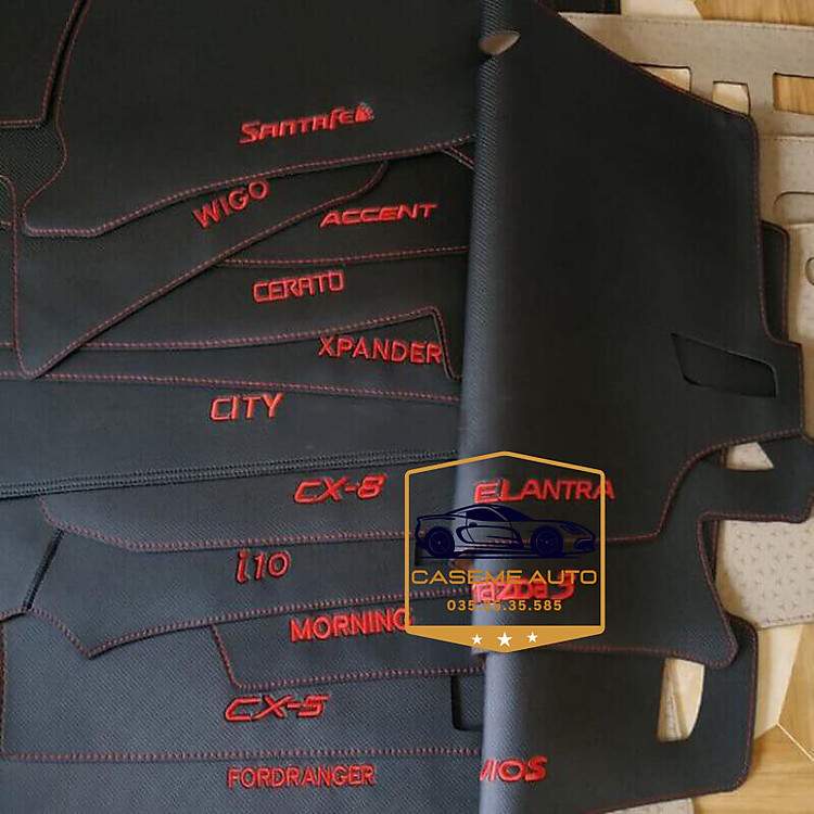 Thảm Taplo Toyota Da Vân Carbon 3 Lớp Phụ Kiện Bảo Vệ Nội Thất Xe Hơi Chính Hãng