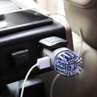 Thiết bị khử mùi và lọc sạch bụi mịn cho xe hơi công nghệ USA kèm sạc nhanh đa năng