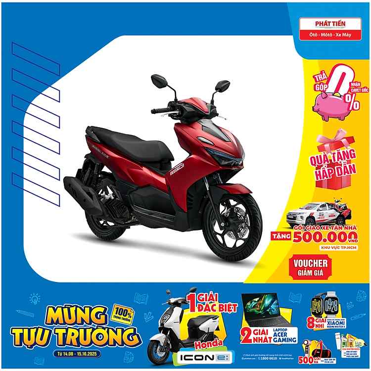 Thông số kỹ thuật chi tiết của xe máy Honda Air Blade 160 phiên bản Tiêu Chuẩn ABS năm 2026
