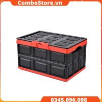Thùng đựng đồ đa năng 30 lít gấp gọn chất lượng cao cấp giúp phân loại vật dụng ô tô dễ dàng