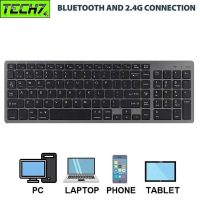 Tối ưu không gian làm việc cùng bàn phím không dây K635 đa kết nối sạc TypeC