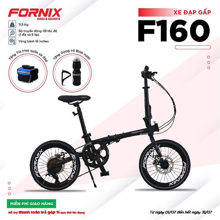 Top những lý do bạn nên đầu tư một chiếc xe đạp gấp Fornix F160 ngay hôm nay