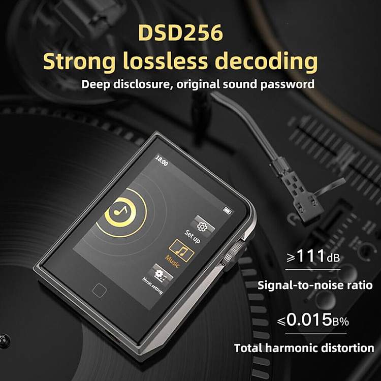Trải nghiệm âm nhạc không giới hạn cùng Ruizu A58 màn hình cảm ứng và kết nối Bluetooth 5.2