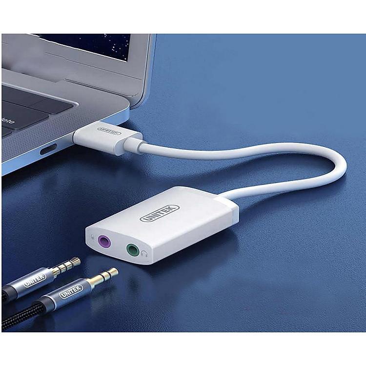 Trải nghiệm âm thanh đỉnh cao với cáp chuyển đổi USB sang Sound Unitek U207AWH chính hãng Unitek