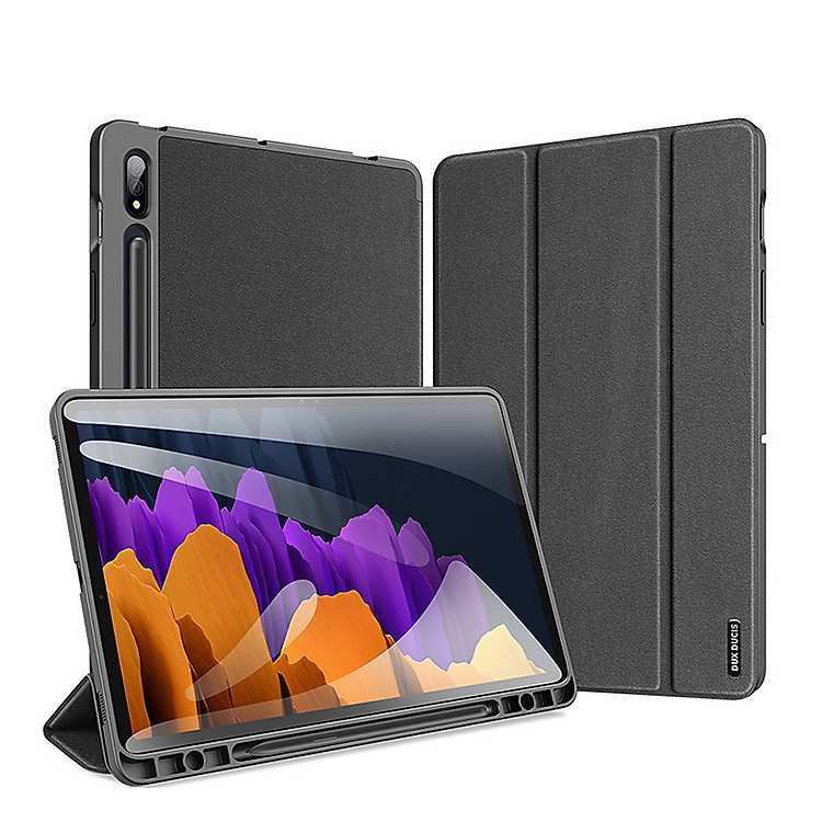 Trải nghiệm bao da Dux Ducis Domo cho Samsung Galaxy Tab S9 FE Plus chính hãng bảo vệ máy toàn diện nhất