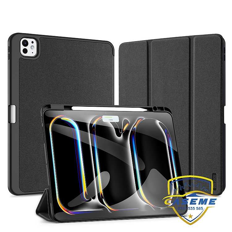 Trải nghiệm đẳng cấp cùng bao da Dux Ducis Domo dành cho siêu phẩm iPad Pro M4 bản 2024