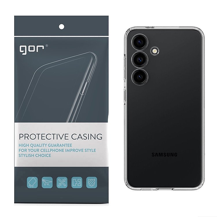 Trải nghiệm ốp lưng GOR Crystal Clear cho Samsung Galaxy S25 Series chất liệu TPU cao cấp chống bám bụi