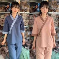 Trang phục đi chùa tim ba nút mang đến sự bình yên và nhẹ nhàng cho người mặc