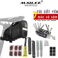 Túi đựng dụng cụ xe đạp BS-067 gắn dưới yên xe kèm bộ vá lốp đa năng Mai Lee