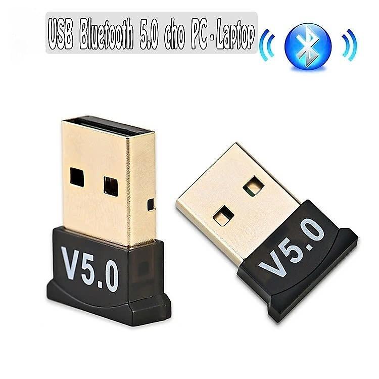 USB Bluetooth 5.0 Dongle đa năng dùng cho máy tính và các thiết bị ngoại vi không dây