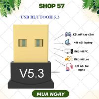 USB Bluetooth 5.3 Dongle Bộ Thu Phát Không Dây Cho PC Laptop Chính Hãng Tiết Kiệm Điện Năng