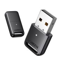 USB Bluetooth 5.3 Ugreen CM591 chính hãng phạm vi hoạt động 20m hỗ trợ 7 thiết bị dành cho máy tính Windows