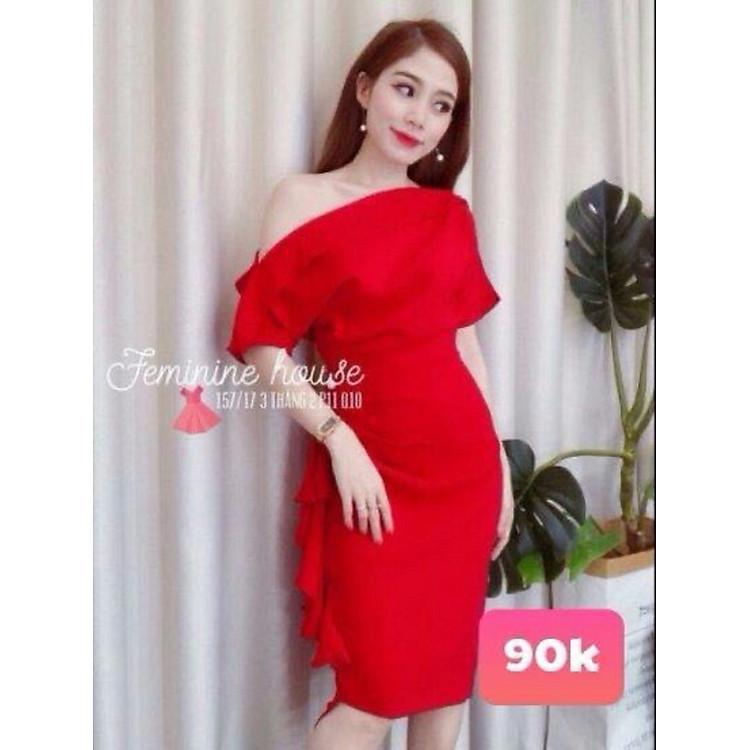 Váy body nhún bèo hở lưng Fashionlyly mẫu mới nhất cho các cô nàng cá tính