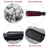 Vệ sinh nhà cửa và xe hơi chuyên nghiệp với chổi lau bụi sợi dầu đa năng