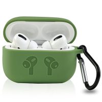 Vỏ Bảo Vệ Airpods Pro Silicon In Hình Tai Nghe Kèm Móc Khóa Chính Hãng Chống Va Đập