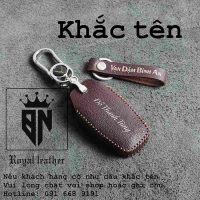 Vỏ bọc chìa khoá Vinfast VF5 handmade từ da thật 100 phần trăm sang trọng đẳng cấp
