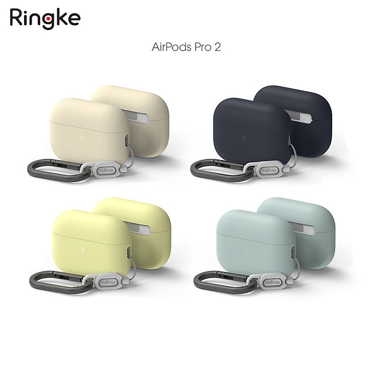 Vỏ Ốp AirPods Pro 2 Ringke Silicone Hàng Chính Hãng Độ Hoàn Thiện Cao Cấp Và Chắc Chắn