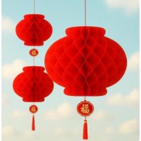 10 Lồng Đèn Đỏ Trang Trí Tết Trung Thu, Phong Cách Lễ Hội, Thanh Nhã