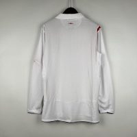 Áo Bóng Đá Retro Dài Tay Tuyển Anh 2006, Vải Cotton Polyester Cao Cấp, Phong Cách Retro