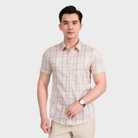 Áo sơ mi nam be kẻ Aristino Business Slim fit: Phong cách, chất lượng, giá trị