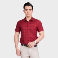 Áo sơ mi nam đỏ kẻ Aristino: Nét đẹp vượt thời gian, khẳng định đẳng cấp