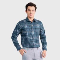 Áo sơ mi nam xanh kẻ trắng Aristino - Nâng tầm phong cách, khẳng định đẳng cấp