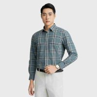 Áo sơ mi xanh kẻ vàng Aristino: Nâng tầm phong cách, khẳng định bản thân