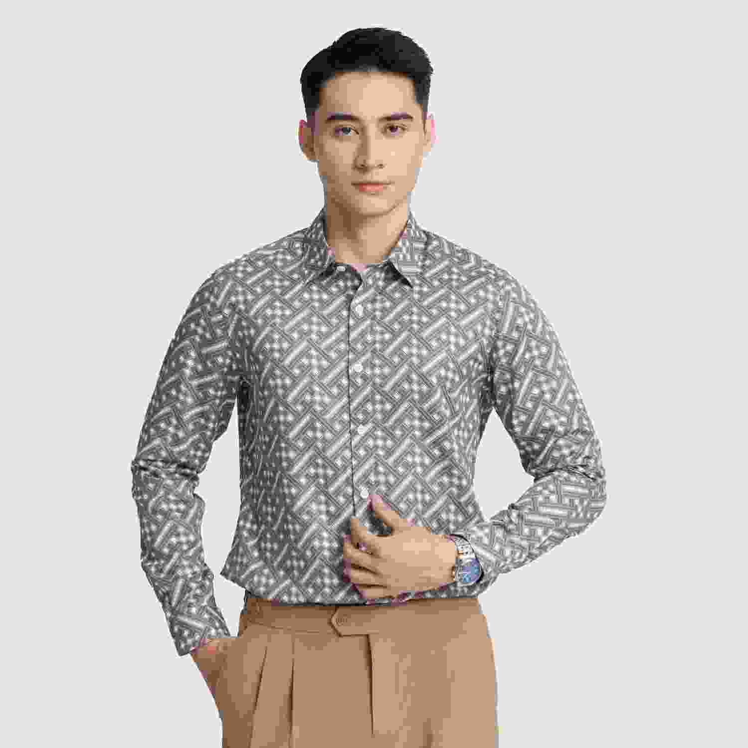 Aristino: Áo sơ mi họa tiết nam, khẳng định phong cách riêng của bạn