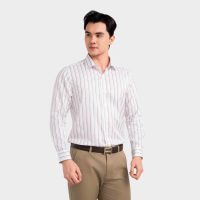 Aristino: Áo sơ mi nam kẻ cam Business - Phong cách không lỗi thời