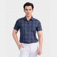 Aristino áo sơ mi nam xám kẻ, khẳng định gu thời trang tinh tế