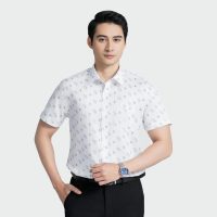 Aristino: Áo sơ mi trắng họa tiết, khẳng định thương hiệu đẳng cấp.