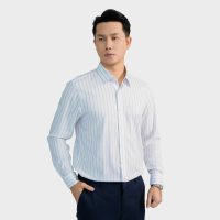 Aristino áo sơ mi trắng kẻ: Slim fit, phong cách, khẳng định cá tính