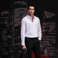 Aristino: Áo sơ mi trắng nam solid bamboo, regular fit, khẳng định phong cách