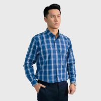 Aristino: Áo sơ mi xanh kẻ Regular Fit - Sự lựa chọn không thể hoàn hảo hơn