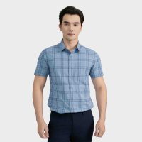 Aristino Perfect Fit: Áo sơ mi nam xanh kẻ - Chất lượng Italia, đẳng cấp quốc tế