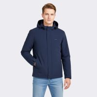 Aristino Regular Fit: Áo Khoác Gió Xanh Tím Than, Thiết Kế Chuyên Nghiệp