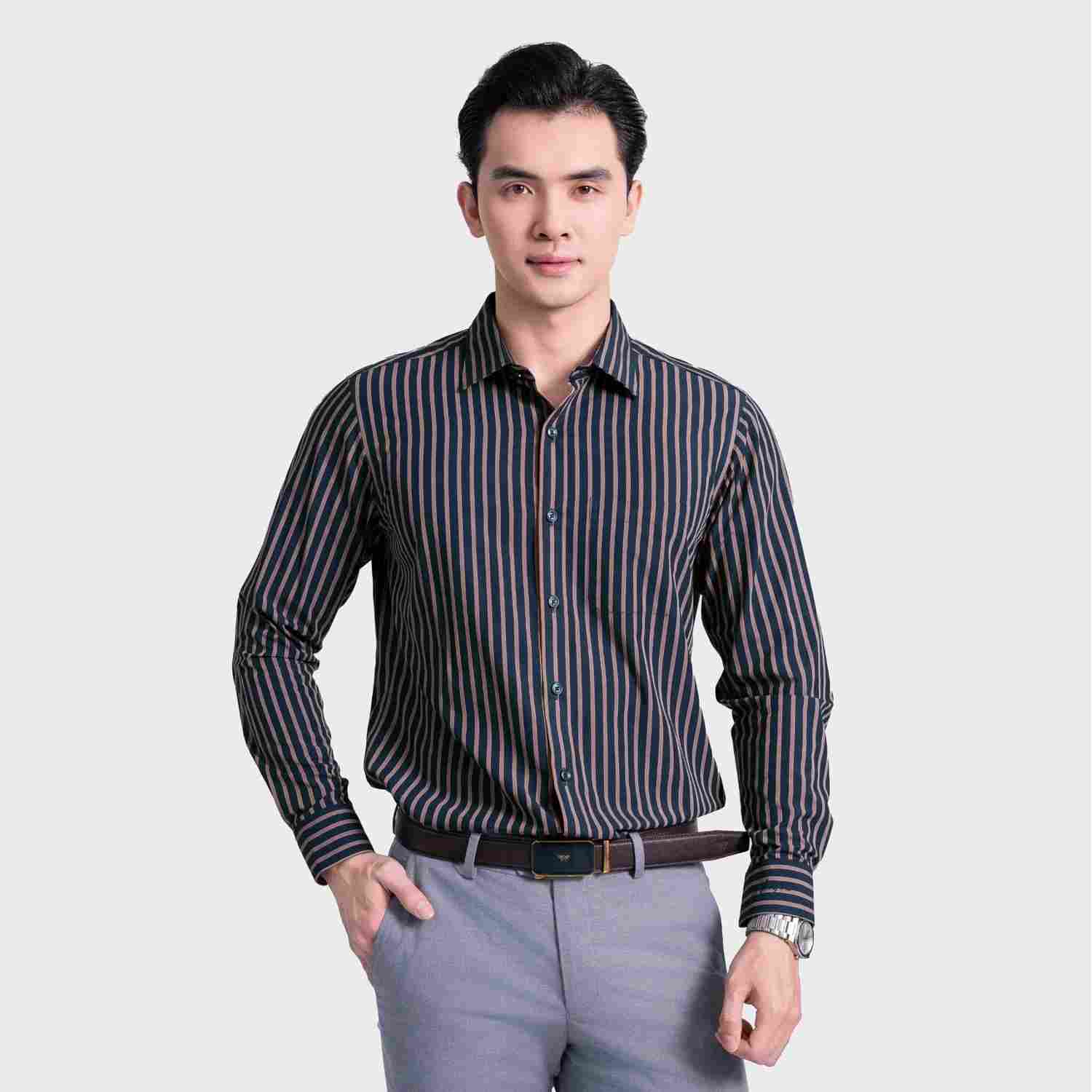 Aristino Regular Fit: Áo sơ mi kẻ nam - Sự lựa chọn hoàn hảo cho quý ông