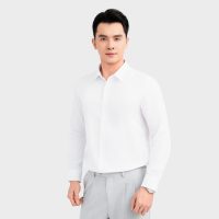 Aristino Solid Slim Fit: Áo sơ mi trắng - Sự lựa chọn hoàn hảo cho phong cách lịch lãm