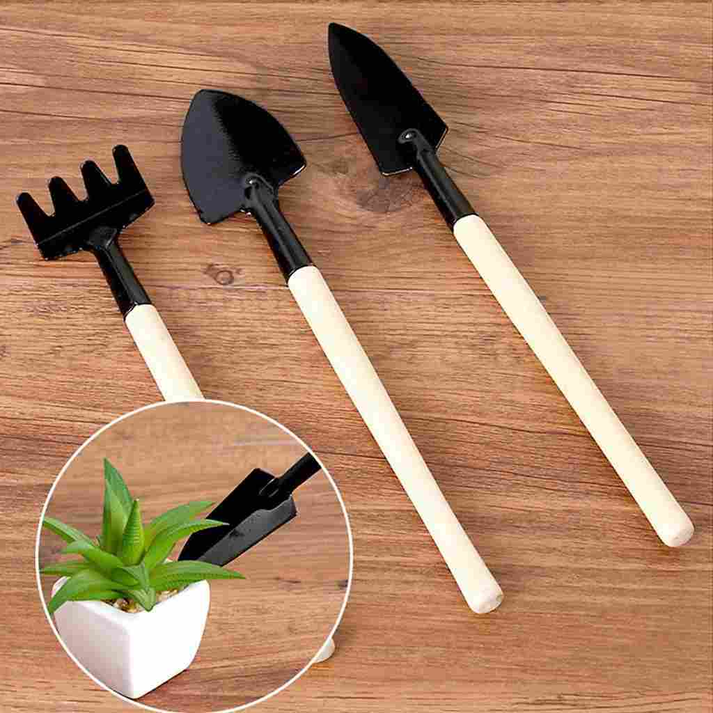 Bộ dụng cụ làm vườn mini 3 món - Giải pháp làm vườn tiện lợi và hiệu quả
