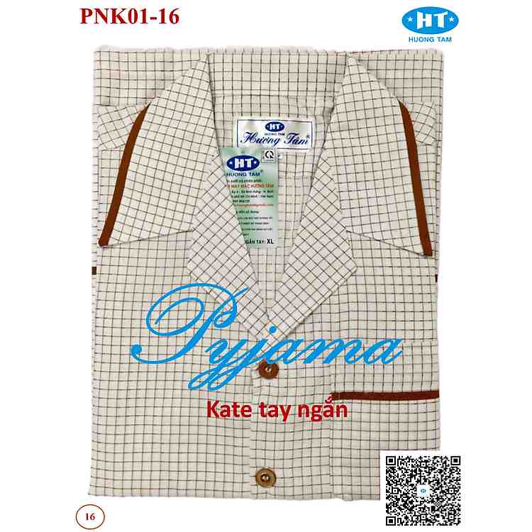 Bộ Pyjama Nam HUONGTAM PNK02N10 Chất Liệu Kate Xịn Mềm Mịn Thoáng Mát Đẳng Cấp Phái Mạnh