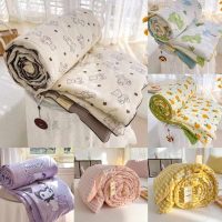 Chăn Hè Cotton Đũi Hàn Quốc 1m8x2m - Mát Mẻ, Thoải Mái, An Toàn Sức Khỏe