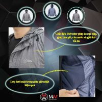Combo 2 áo khoác gió nam MRM Manlywear chất lượng cao cản gió và trượt nước nhanh