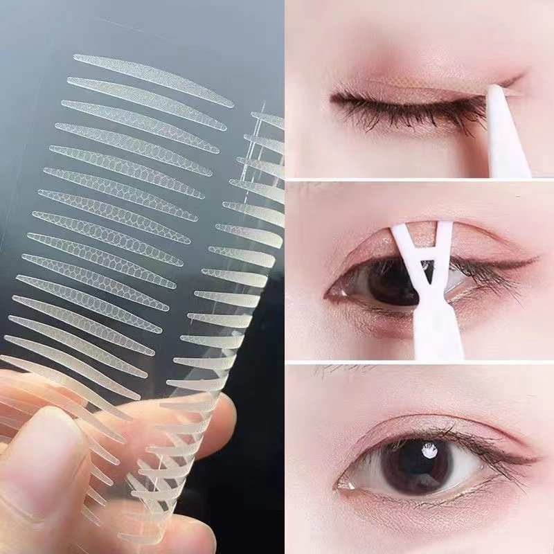 Dán mí lưới ren: Mắt 2 mí đẹp như diễn viên, không cần đến thẩm mỹ viện