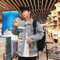 Đột phá phong cách thời trang cùng mẫu áo khoác jean nam denim wash cực kỳ ấn tượng