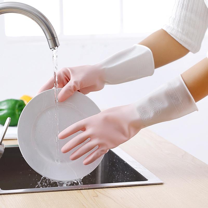 Găng Tay Cao Su 2 Màu 88357: Bảo Vệ Da Tay, Chống Nước, Thiết Kế Thời Trang